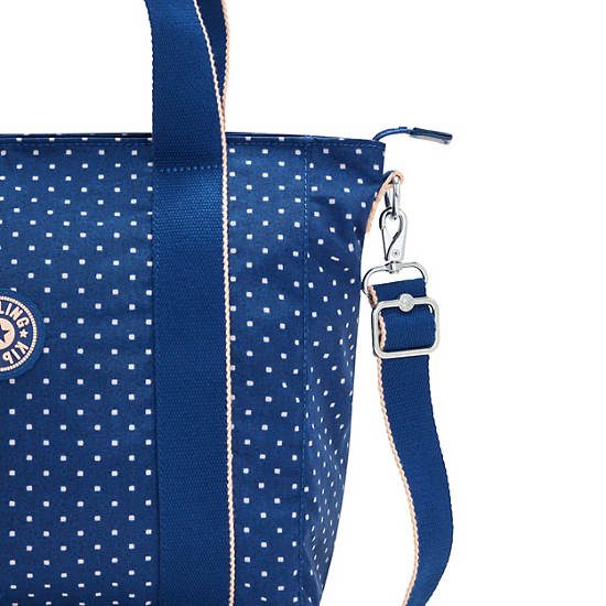 Bolso Tote Kipling Asseni Small Printed Azules | MX 1467DF